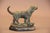 Art Deco Bronze Dog Sculpture on Black Marble Base, 1950s For Sale - Image 3 of 6