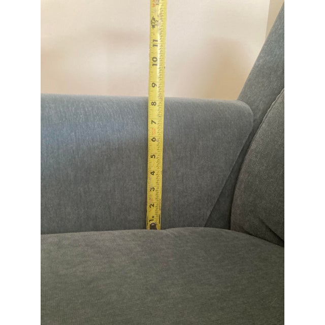 1990s Modern Comfortable Chair & Ottoman For Sale - Image 4 of 14