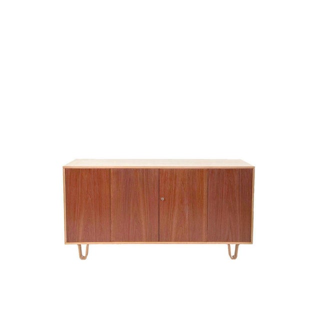 Very special and iconic vintage DB02 sideboard by Cees Braakman, produced by Pastoe in 1954. This sideboard belongs to...