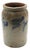 Antique Blue Stoneware Crock Urn Salt Glazed For Sale