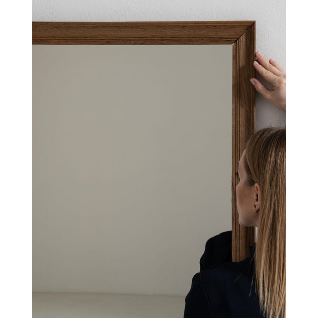 Amber 19th Century France Amber Wood Mirror For Sale - Image 8 of 8