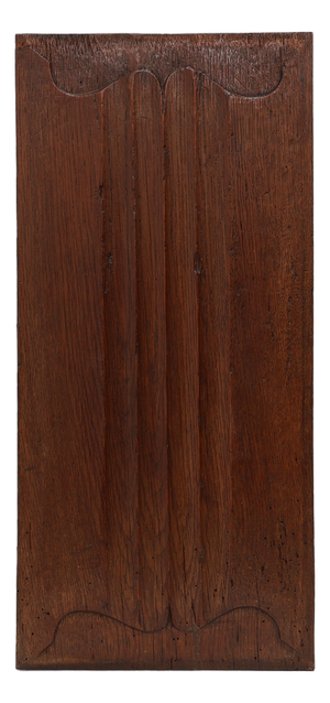 16th Century Gothic Carved Oak Panel, Belgium