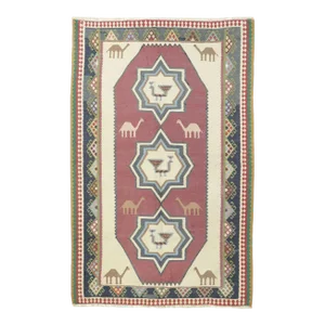 Vintage Kilim Rug 3'10'' x 6'2''