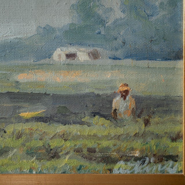 1980s William H. Atkins Pastoral Landscape, c.1980 For Sale - Image 5 of 7