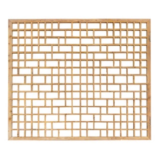 Large Lattice Diamond Design Window Panel For Sale