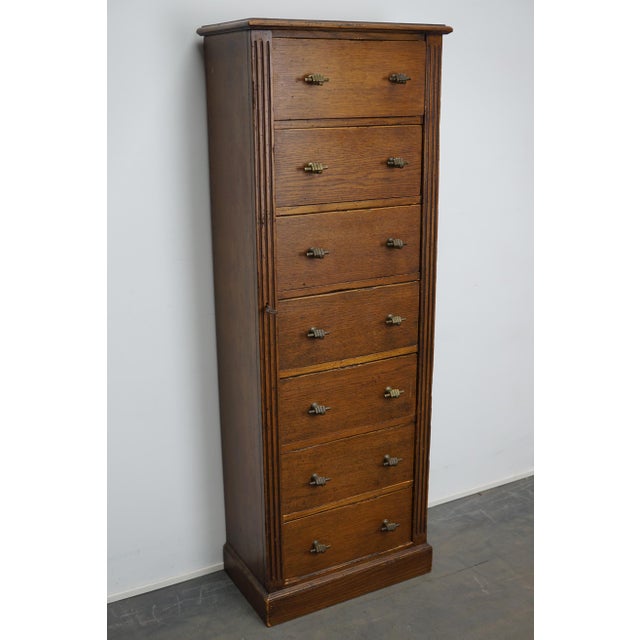 Brown Dutch Oak Apothecary Cabinet, Mid-20th Century For Sale - Image 8 of 18