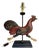 Vintage Rustic Folk Art Rooster Table Lamp For Sale