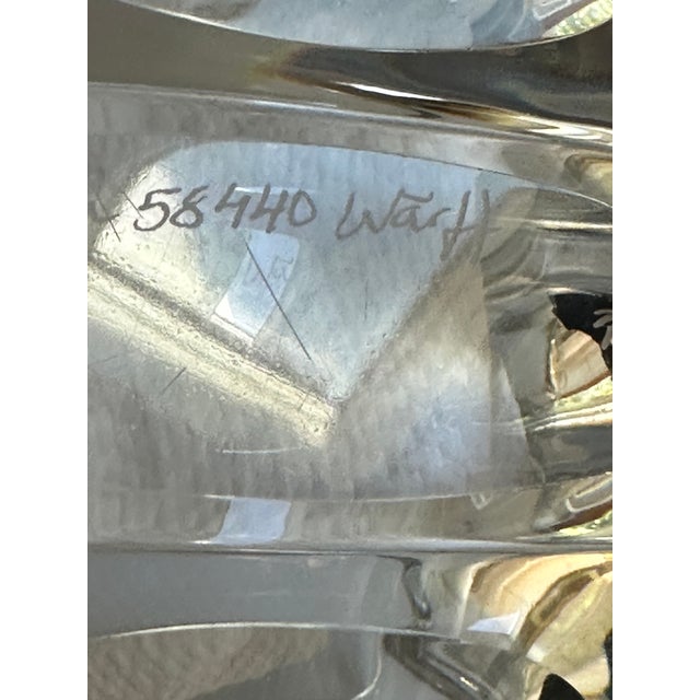 Goran Warf for Kosta Boda--Sculptural Swedish Art Glass Rimmed Bowl For Sale - Image 13 of 18