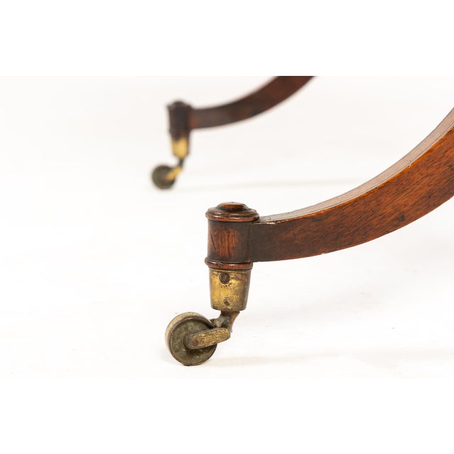 English Regency Mahogany Writing Table For Sale - Image 4 of 11