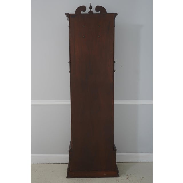 Seth Thomas Inlaid Mahogany 170th Anniversary Grandfather Clock For Sale - Image 16 of 18