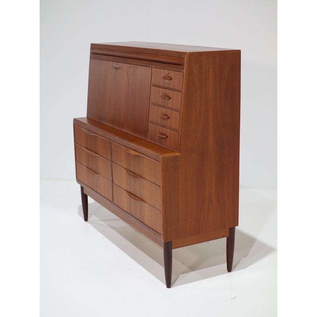 1960s Large Teak Secretary from Erling Torvits, Denmark, 1960s For Sale - Image 5 of 18