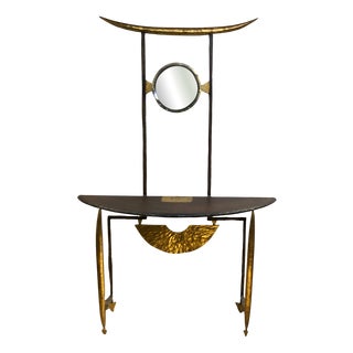 Sculptural Console by Jean Jacques Arguyerolle For Sale