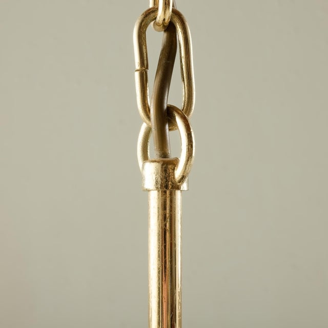 Brass and Murano Glass Chandelier from La Murrina, 1970s For Sale - Image 13 of 15