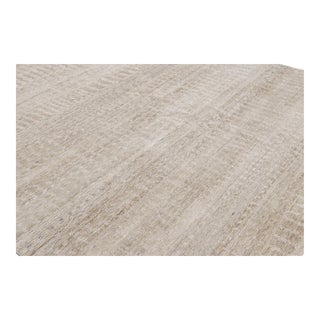 Rug & Kilim’s Contemporary Textural Rug in Beige-Brown and Gray Tones For Sale