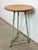 Brown Industrial Green Workshop Stool, 1960s For Sale - Image 8 of 13