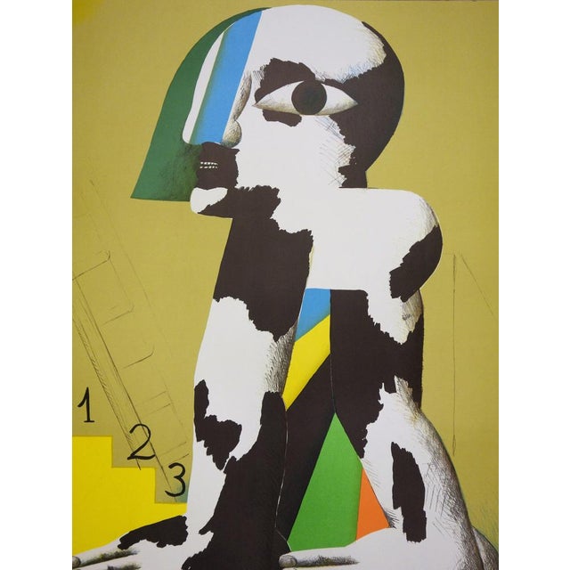 Modern Horst Antes, JO Munich 1972, Lithograph For Sale - Image 3 of 6
