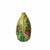 Vintage Peasant Village (PV) Italy hand-painted ceramic cabbage and lettuce-leaf oil and vinegar bottle/decanter with a...
