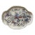 Chinese Off White Porcelain Snow Scene Flower Shape Display Plate For Sale