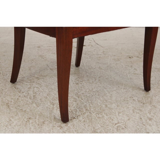 Set of 8 Kindel Neoclassical Mahogany Dining Room Chairs For Sale - Image 12 of 18