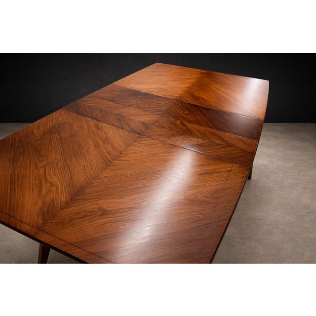 3 in 1 Extendable Dining Table in Caviuna Hardwood, Brazil, 1960s For Sale In New York - Image 6 of 11