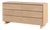 Halmstad 62 in. W Rectangular Wood Panel 6 Drawer Dresser with Soft Close Drawers, Blonde Oak For Sale
