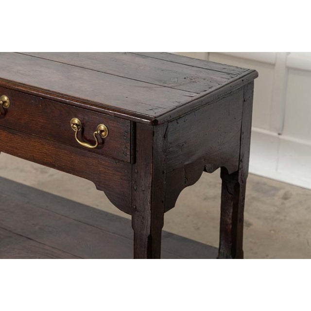 Brown 18th Century English Oak Dresser Base, 1780s For Sale - Image 8 of 18
