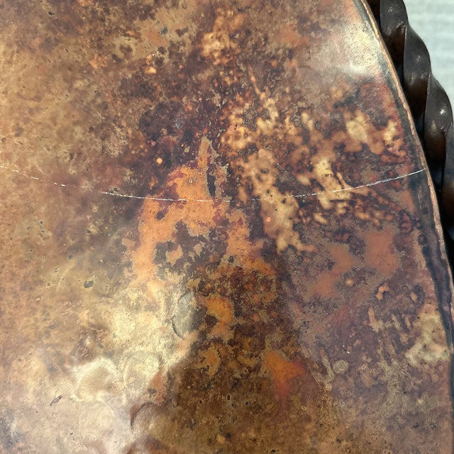 Copper Hammered Copper Coffee Table For Sale - Image 8 of 8
