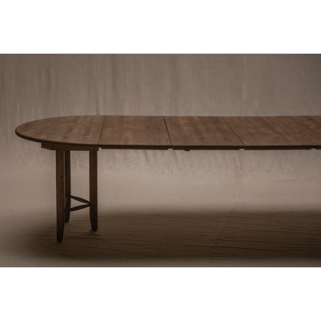 Large Danish Extendable Dining Table in Wood, 1960s For Sale - Image 17 of 18