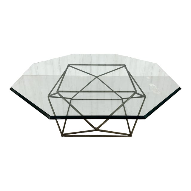 Geometric Coffee Table by Milo Baughman for Directional For Sale