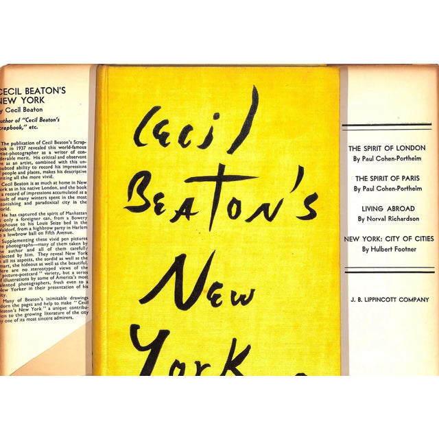 BEATON, Cecil [261] pp. J.B. Lippincott Company 1938 9 1/4" x 6 1/4" "Cecil Beaton's New York" is a book by the British...