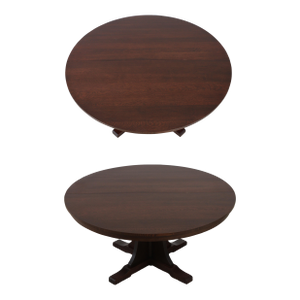 Stickley Mission Oak Large Round Dining Room Table