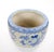 This elegant Asian blue-and-white porcelain vessel, dating to the late 20th century, features a generously proportioned...