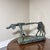 Brutalist Early 21st Century Bronze Artist Made Brutalist Style Dog Sculpture For Sale - Image 3 of 9