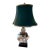 Elaborate Porcelain Lamp From Italy For Sale