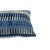 Lee Jofa Lee Jofa Picket in Night Sky Lumbar Pillow Cover -Blue Stripe Velvet For Sale - Image 4 of 5