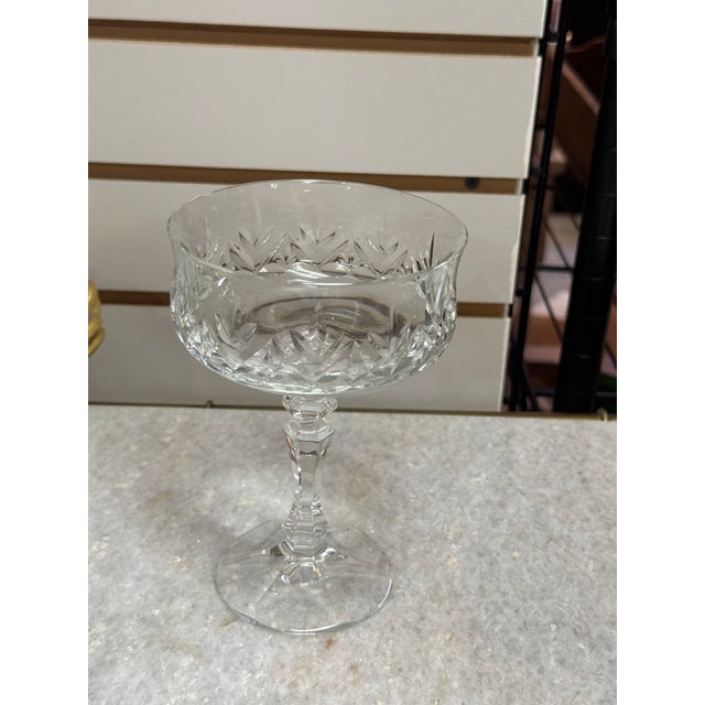 Vintage Champagne/Tall Sherbet Antoinette by Schott-Zwiesel Set of 12 For Sale - Image 10 of 17