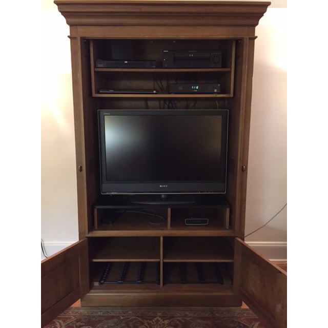 Ethan Allen Entertainment Center Chairish