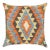 Shabby Chic Turkish Gregorio Hand Woven Kilim Throw Pillow For Sale