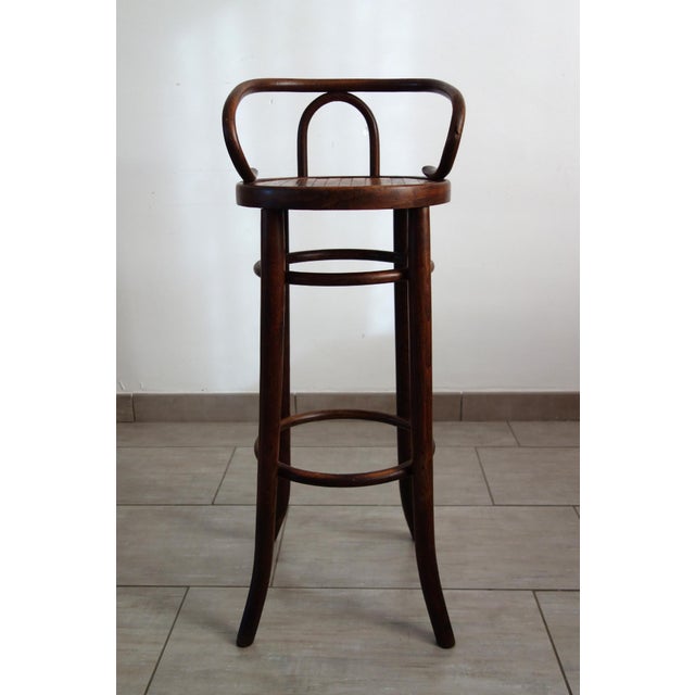 Children's High Stool in Bentwood, 1890 For Sale - Image 12 of 12