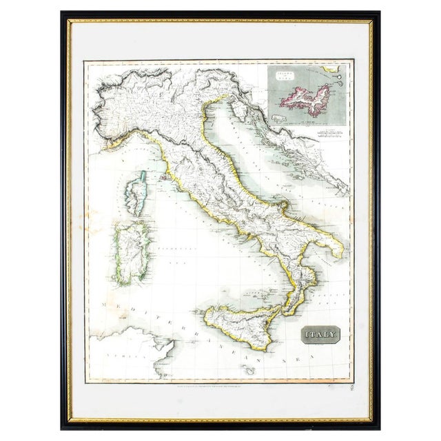 Map of Italy Drawn & Engraved by R. Scott for Thomsons, Edinburgh, 1814 For Sale