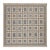 10x10 Modern Scandinavian Swedish Style Wool Rug in Charcoal, Sage, and Pastels For Sale