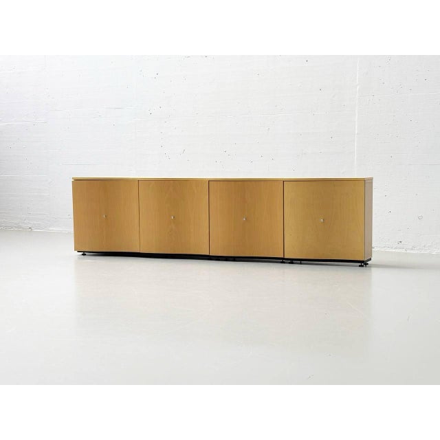 Mid-Century Modern Wavy Lowboard from Punt Mobles, Valencia, Spain, 1990s For Sale - Image 3 of 18