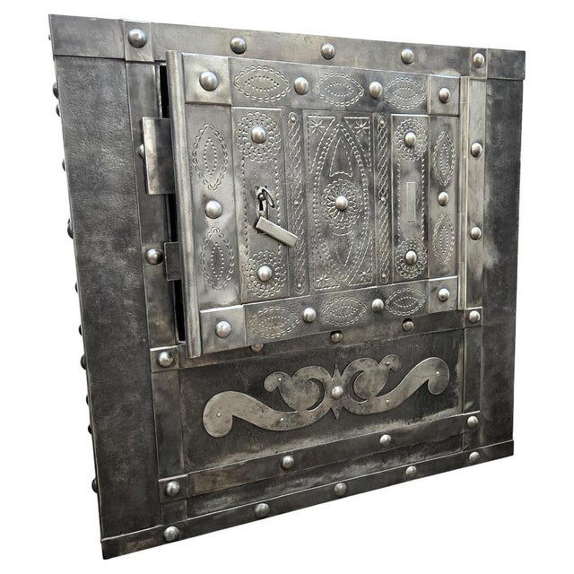 Antique 18th Century Italian Wrought Iron Safe For Sale - Image 12 of 12