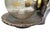 Brown Fat Lava Ceramic Wall Lamp with Speckled Glass, 1960s For Sale - Image 8 of 10