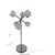 Contemporary Mid-Century Ice Cube Lamp in Chrome with Textured Glass Shades from Ikea, 1970s For Sale - Image 3 of 9