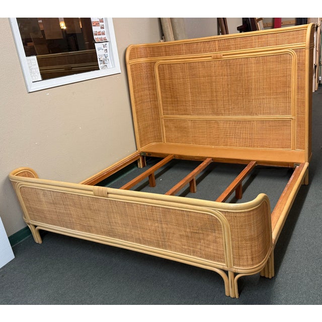 Arhaus California King Arhaus Maya Platform Bed Frame For Sale - Image 4 of 11