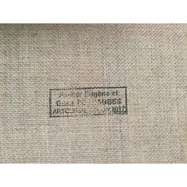 Gena Péchaubès (1923-2019) Montmartre, around 1980 Oil and pen on canvas without frame Signed with the stamp of the studio...