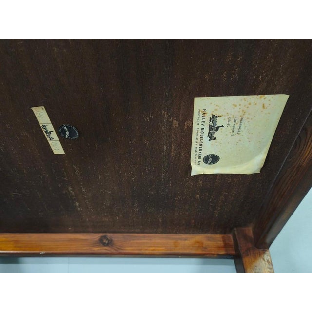 Brown Vintage Danish Rosewood Table by Severin Hansen for Haslev, 1960s For Sale - Image 8 of 9