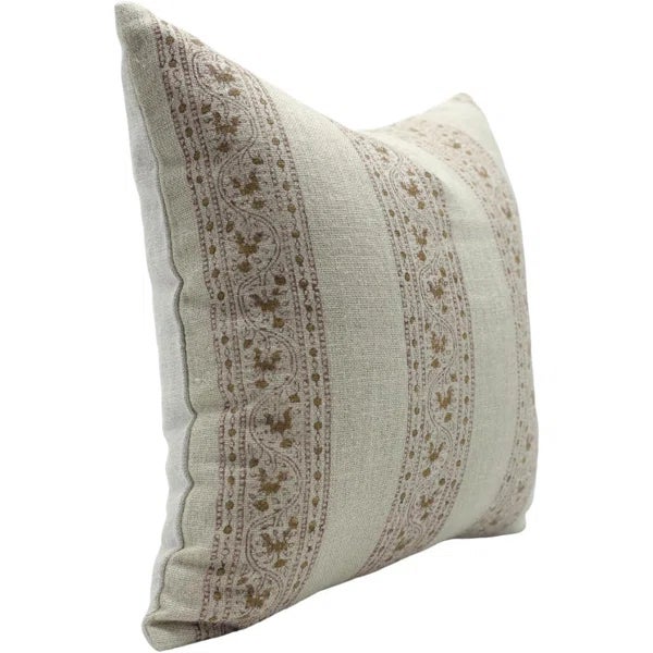 Infuse your home with artisanal charm with the Fabdivine Block Print Cushion Cover in the elegant Bela Chameli print....