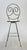 Mid-Century Modern 1950s Vintage Woodard Iron Swiveling Bar Height Stools-a Pair For Sale - Image 3 of 5